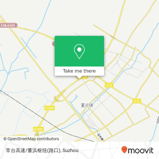 常台高速/董浜枢纽(路口) map