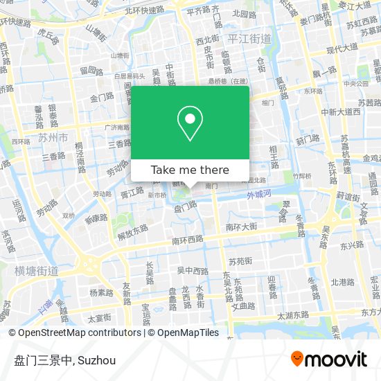 盘门三景中 map