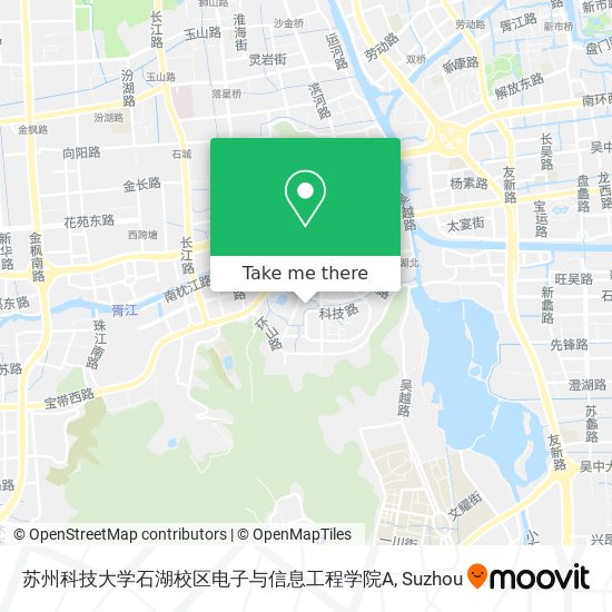 苏州科技大学石湖校区电子与信息工程学院A map