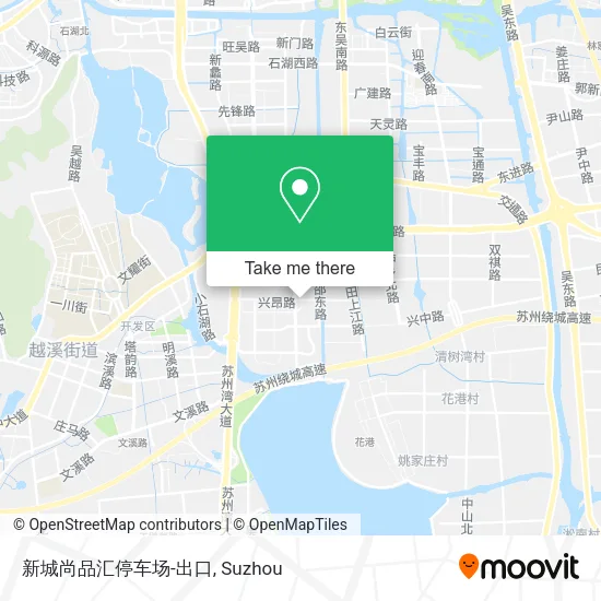 新城尚品汇停车场-出口 map