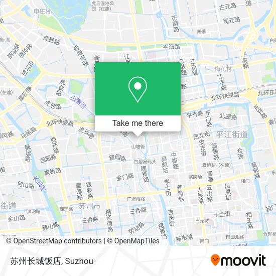 苏州长城饭店 map