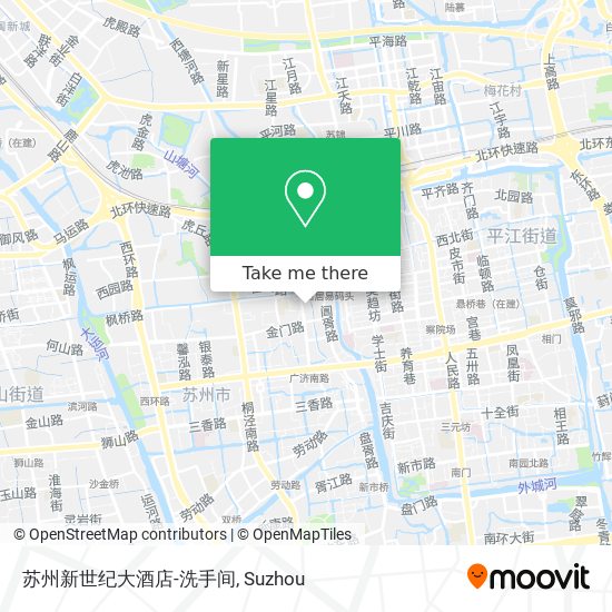 苏州新世纪大酒店-洗手间 map