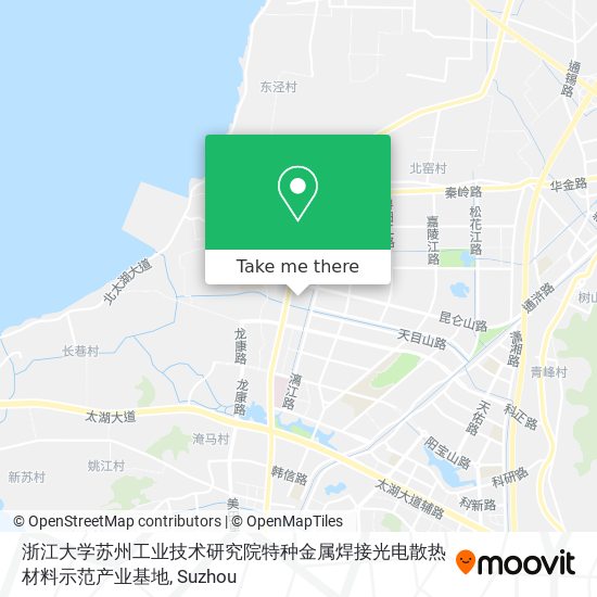 浙江大学苏州工业技术研究院特种金属焊接光电散热材料示范产业基地 map