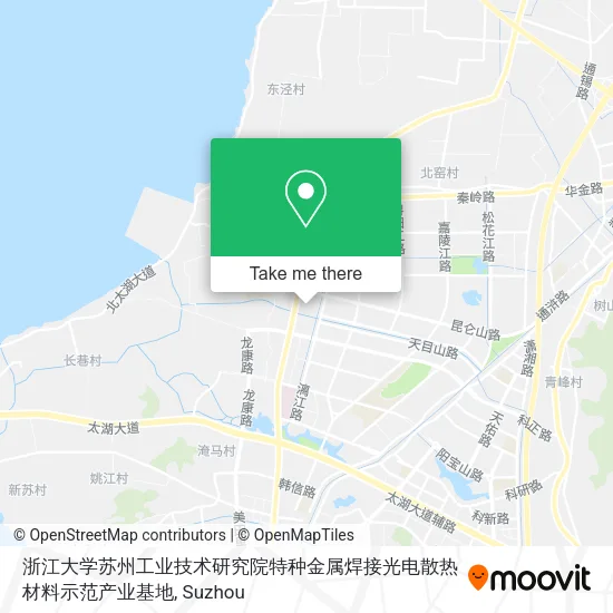 浙江大学苏州工业技术研究院特种金属焊接光电散热材料示范产业基地 map