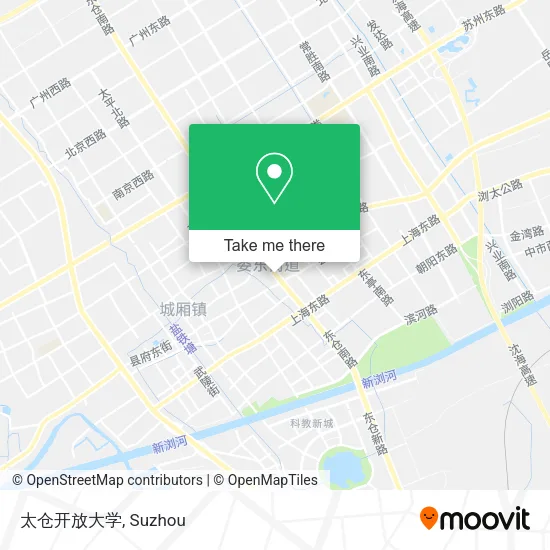 太仓开放大学 map