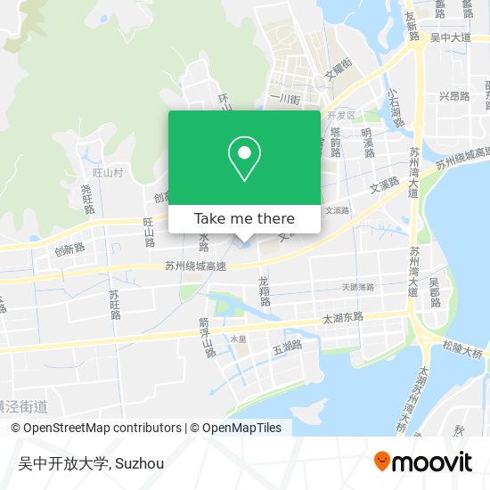 吴中开放大学 map