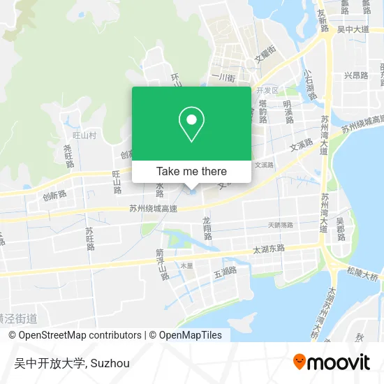 吴中开放大学 map