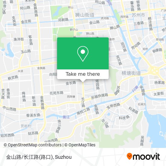金山路/长江路(路口) map
