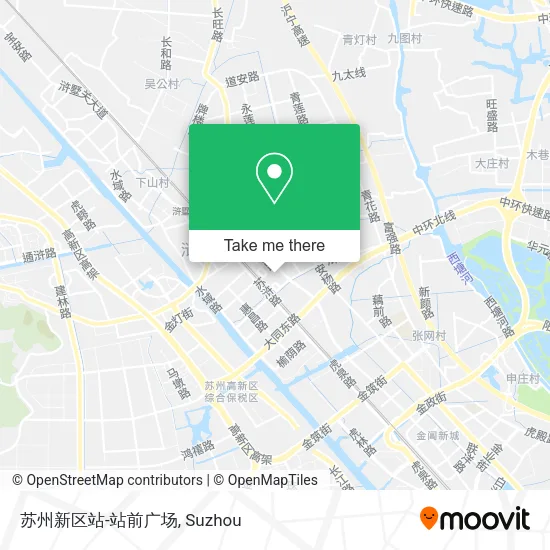 苏州新区站-站前广场 map