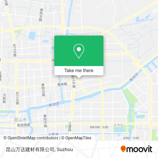 昆山万达建材有限公司 map