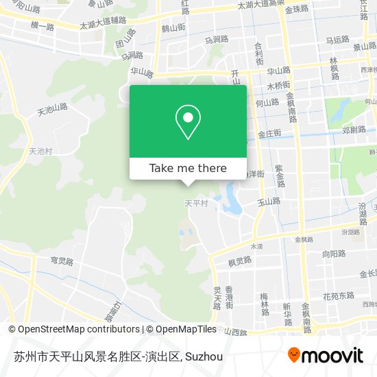 苏州市天平山风景名胜区-演出区 map