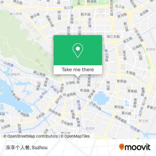 亲享个人餐 map