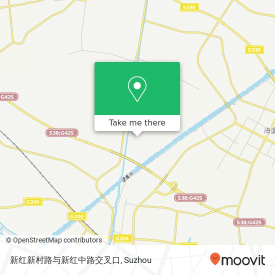 新红新村路与新红中路交叉口 map