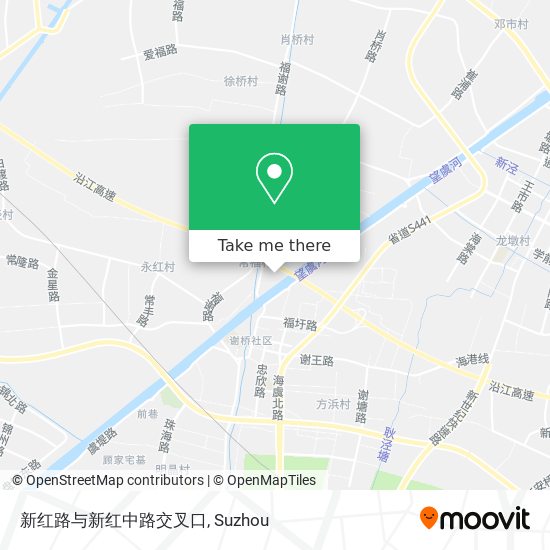 新红路与新红中路交叉口 map