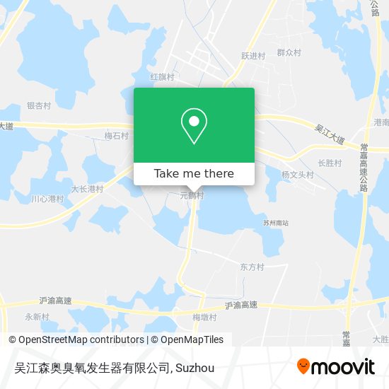 吴江森奥臭氧发生器有限公司 map