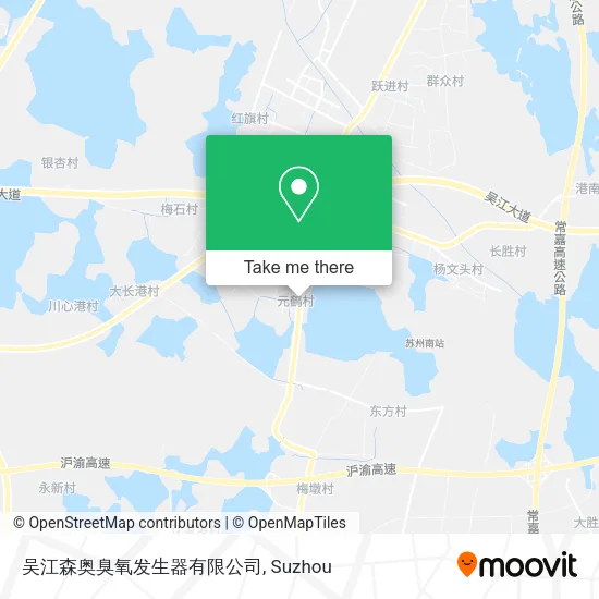 吴江森奥臭氧发生器有限公司 map