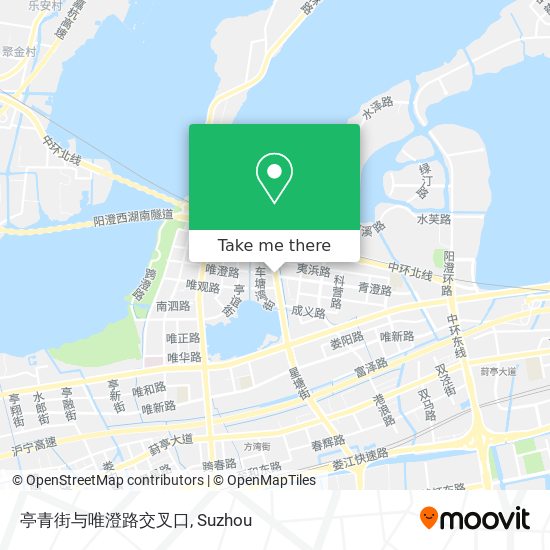 亭青街与唯澄路交叉口 map