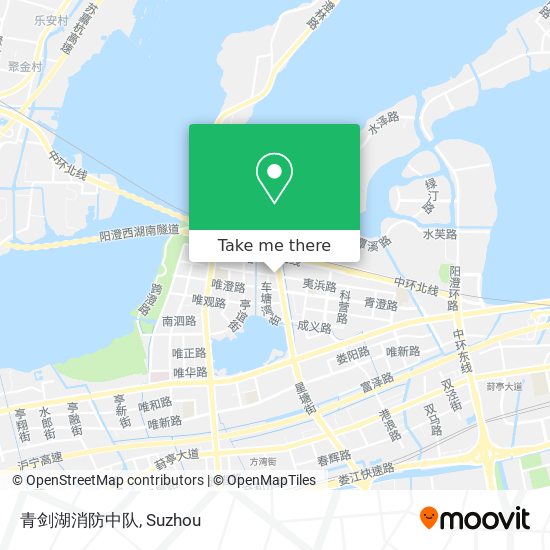 青剑湖消防中队 map