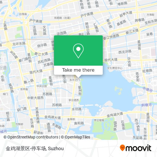 金鸡湖景区-停车场 map