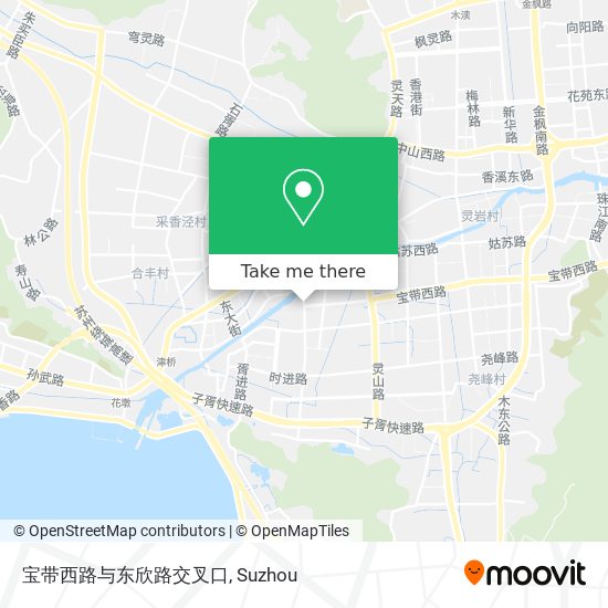 宝带西路与东欣路交叉口 map