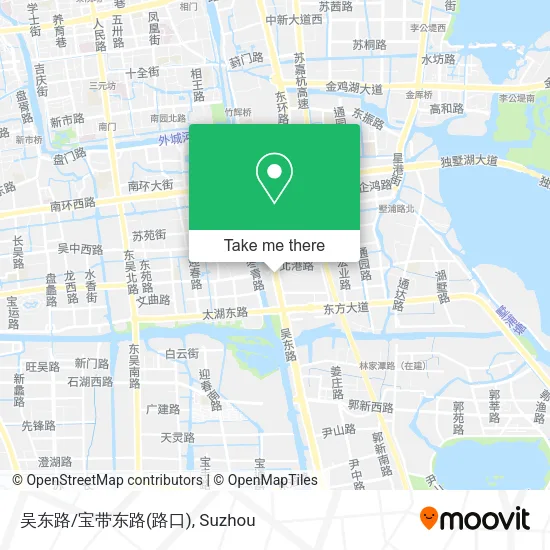 吴东路/宝带东路(路口) map