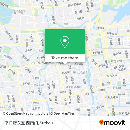 平门府东区-西南门 map