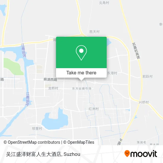 吴江盛泽财富人生大酒店 map