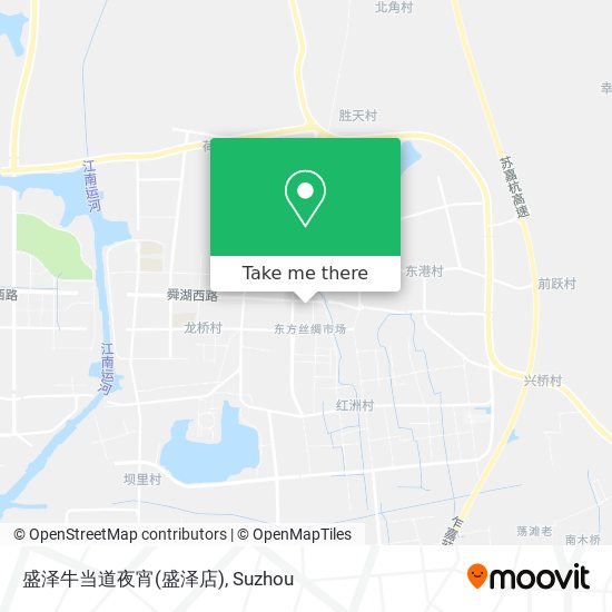 盛泽牛当道夜宵(盛泽店) map