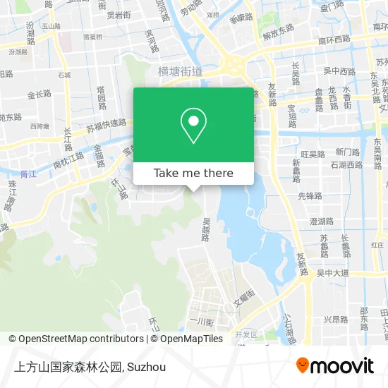 上方山国家森林公园 map