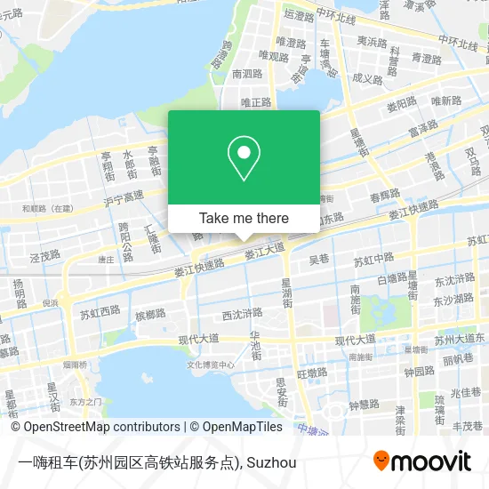 一嗨租车(苏州园区高铁站服务点) map