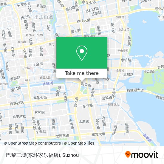 巴黎三城(东环家乐福店) map