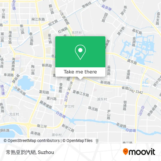常熟亚韵汽销 map