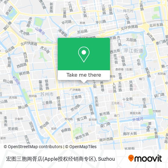 宏图三胞阊胥店(Apple授权经销商专区) map