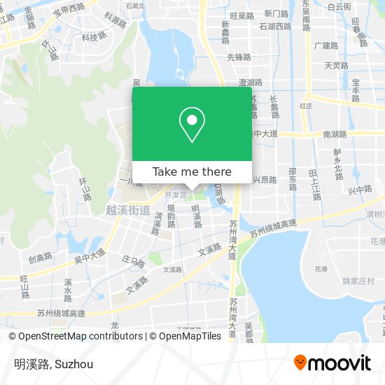 明溪路 map