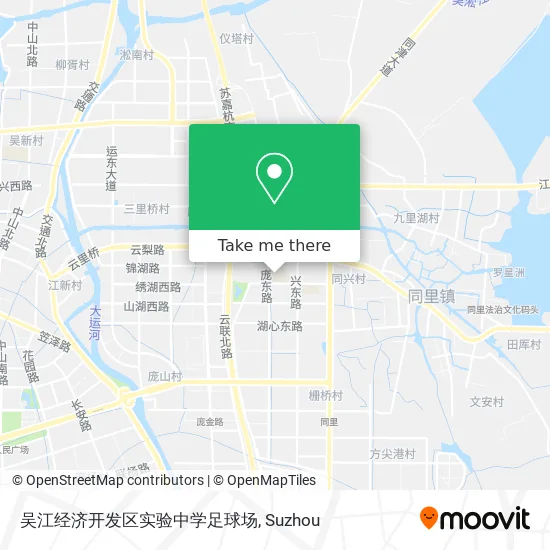 吴江经济开发区实验中学足球场 map