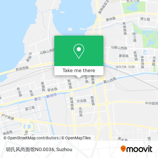 胡氏风尚面馆NO.0036 map
