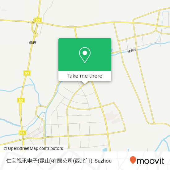 仁宝视讯电子(昆山)有限公司(西北门) map