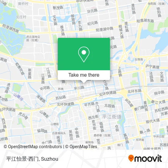 平江怡景-西门 map