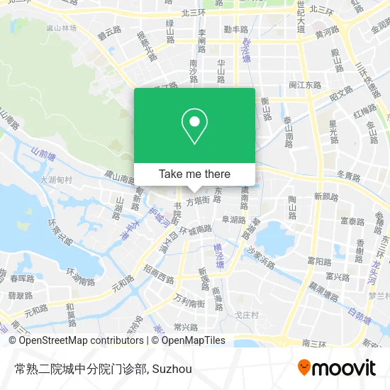 常熟二院城中分院门诊部 map