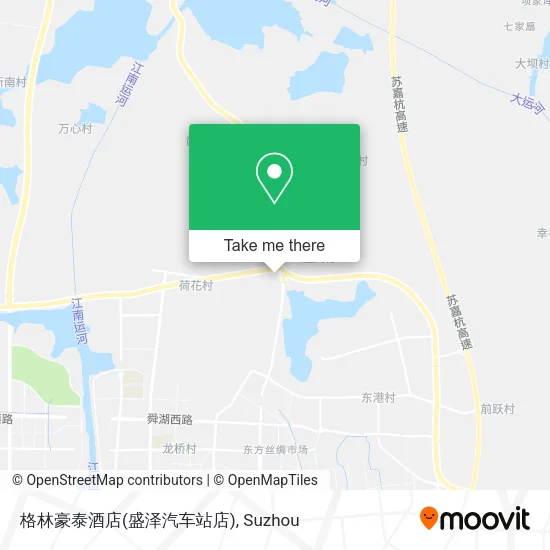 格林豪泰酒店(盛泽汽车站店) map