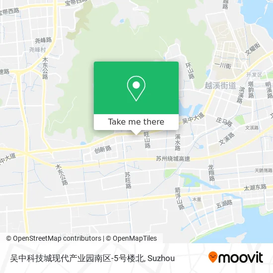 吴中科技城现代产业园南区-5号楼北 map