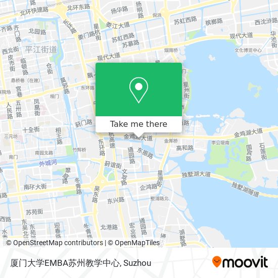 厦门大学EMBA苏州教学中心 map