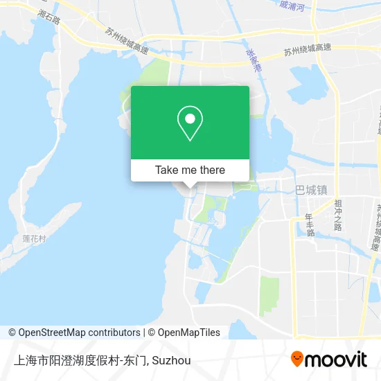 上海市阳澄湖度假村-东门 map