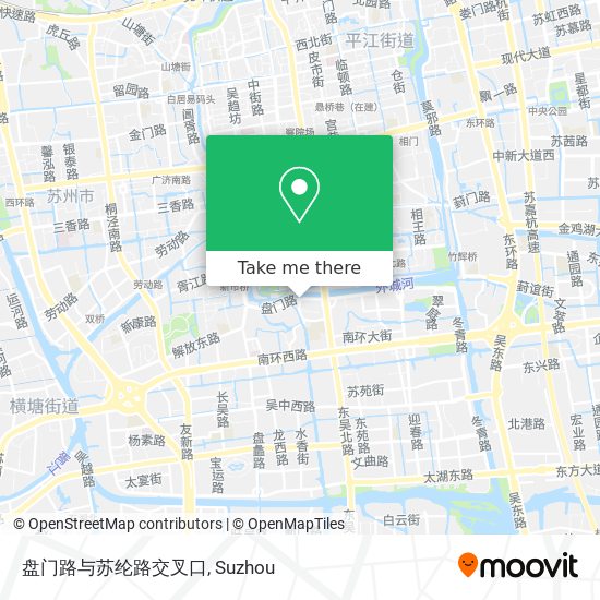 盘门路与苏纶路交叉口 map