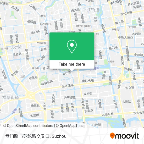 盘门路与苏纶路交叉口 map
