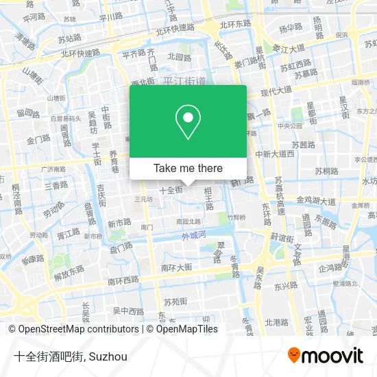 十全街酒吧街 map