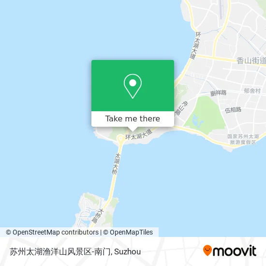 苏州太湖渔洋山风景区-南门 map