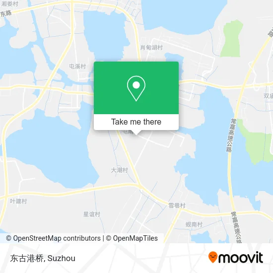 东古港桥 map