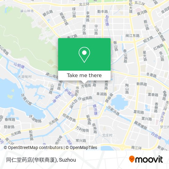 同仁堂药店(华联商厦) map