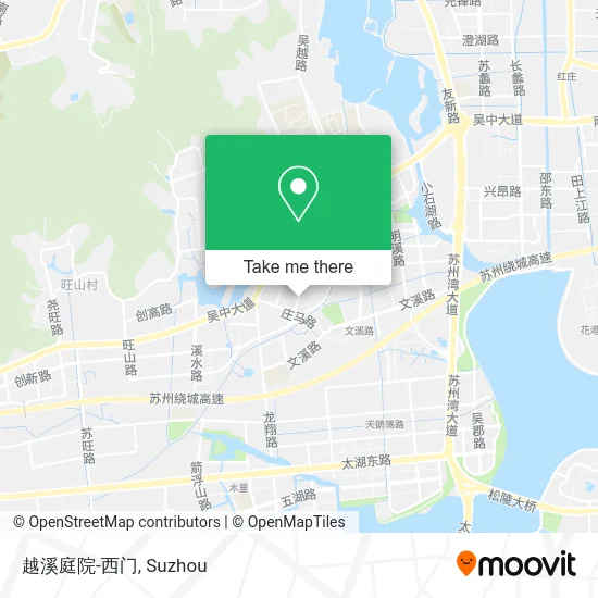 越溪庭院-西门 map